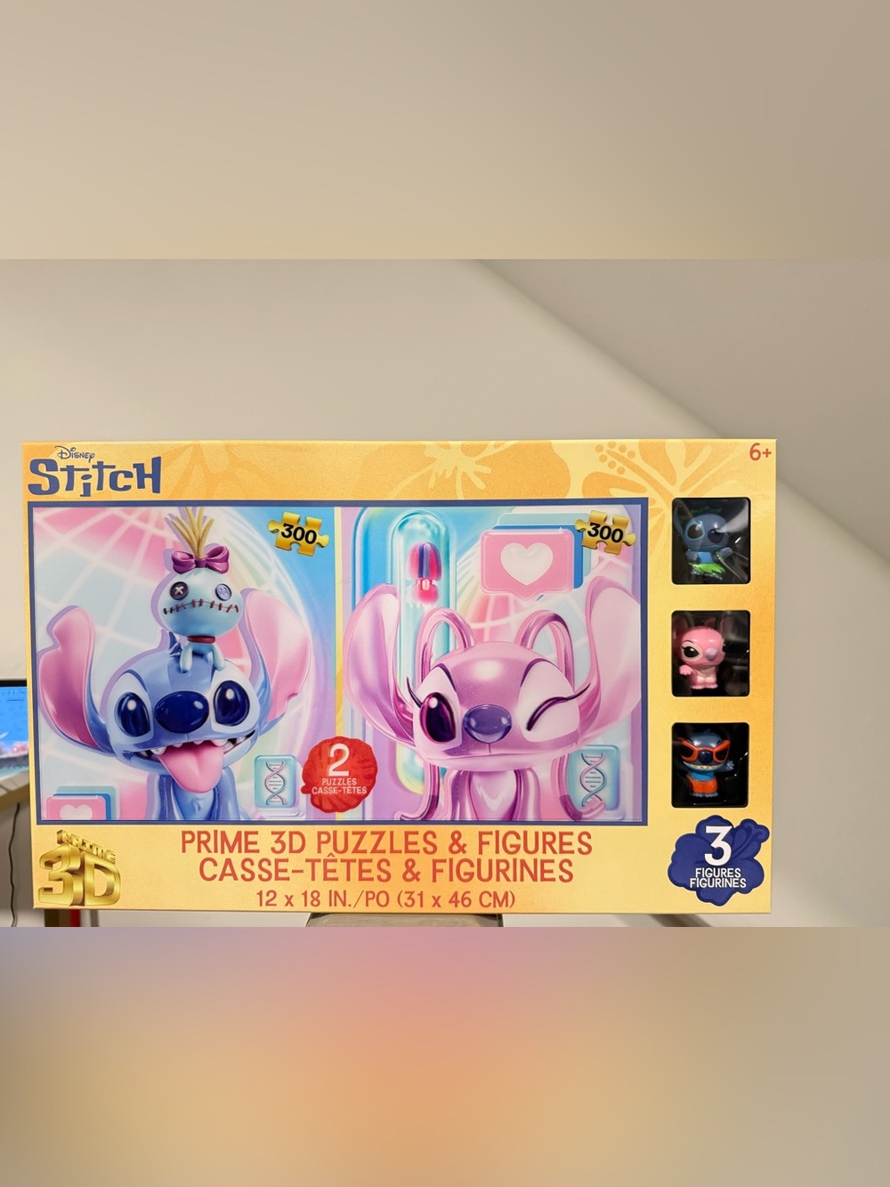 Prime 3D Puzzles & Figures - Pink and Blue